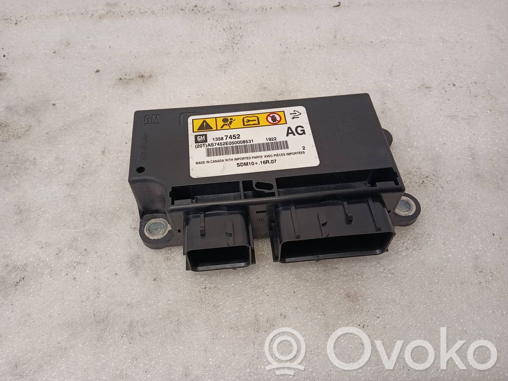 Chevrolet Volt I Airbag control unit/module 