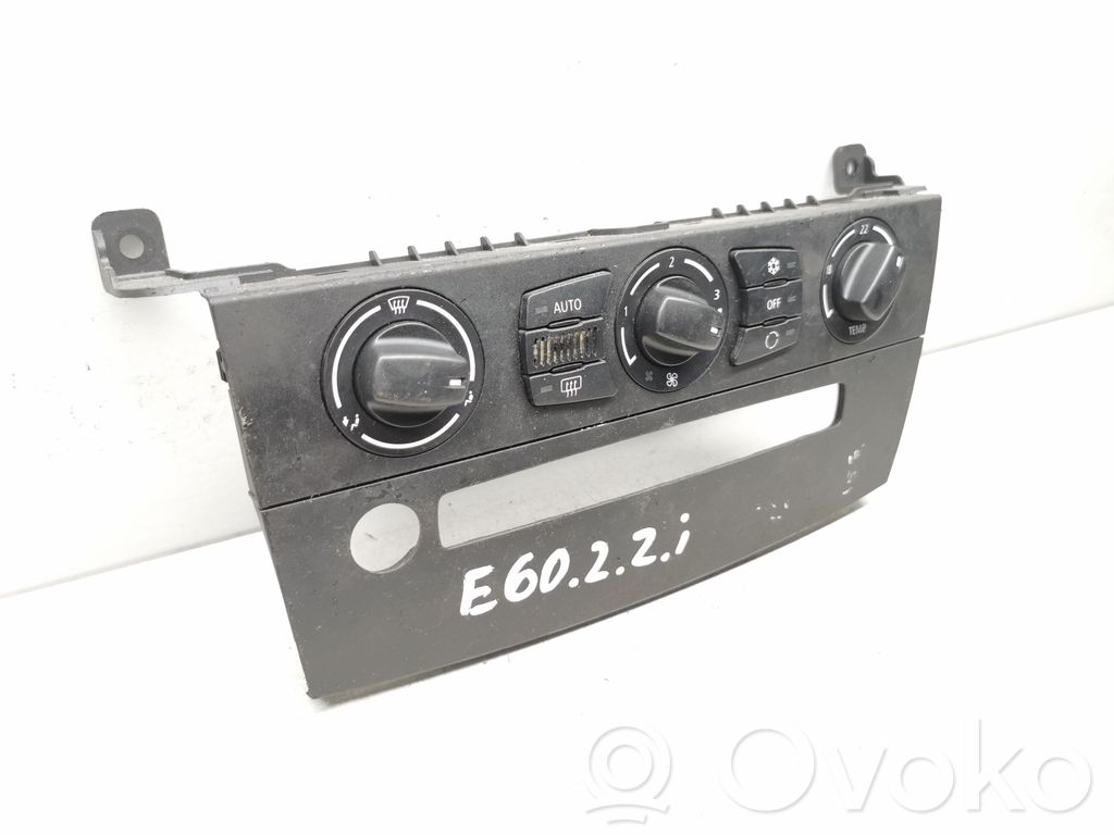 BMW 5 E60 E61 Climate control unit 