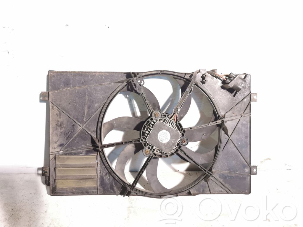 Skoda Octavia Mk2 (1Z) Elektrinis radiatorių ventiliatorius 