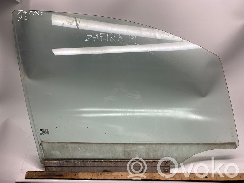 Opel Zafira A Front door window glass four-door 