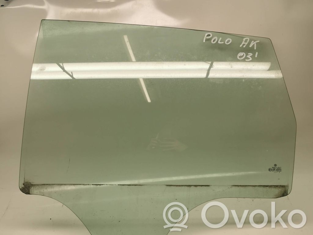 Volkswagen Polo Rear door window glass 