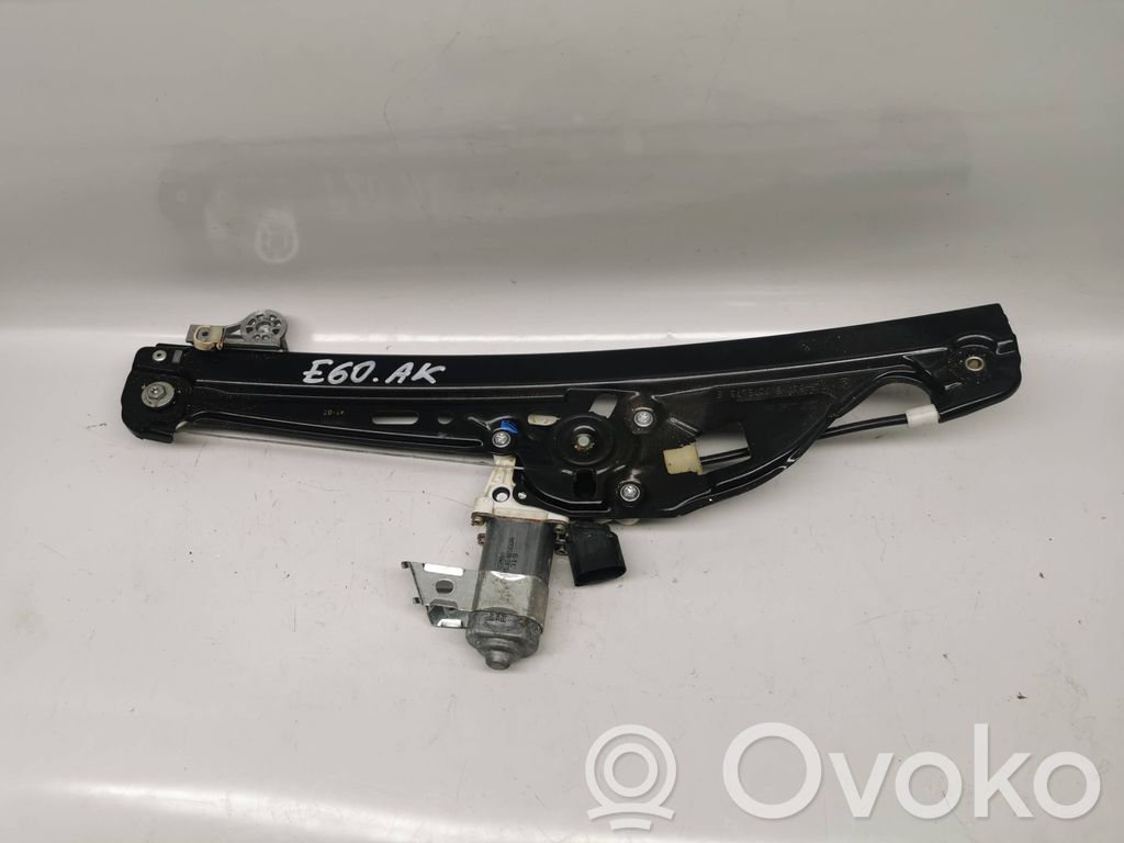 BMW 5 E60 E61 Rear door window regulator with motor 