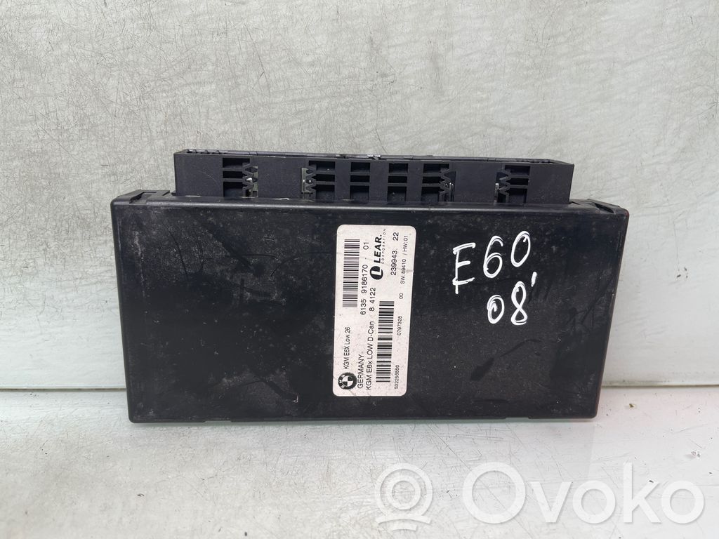 BMW 5 E60 E61 Gateway valdymo modulis 