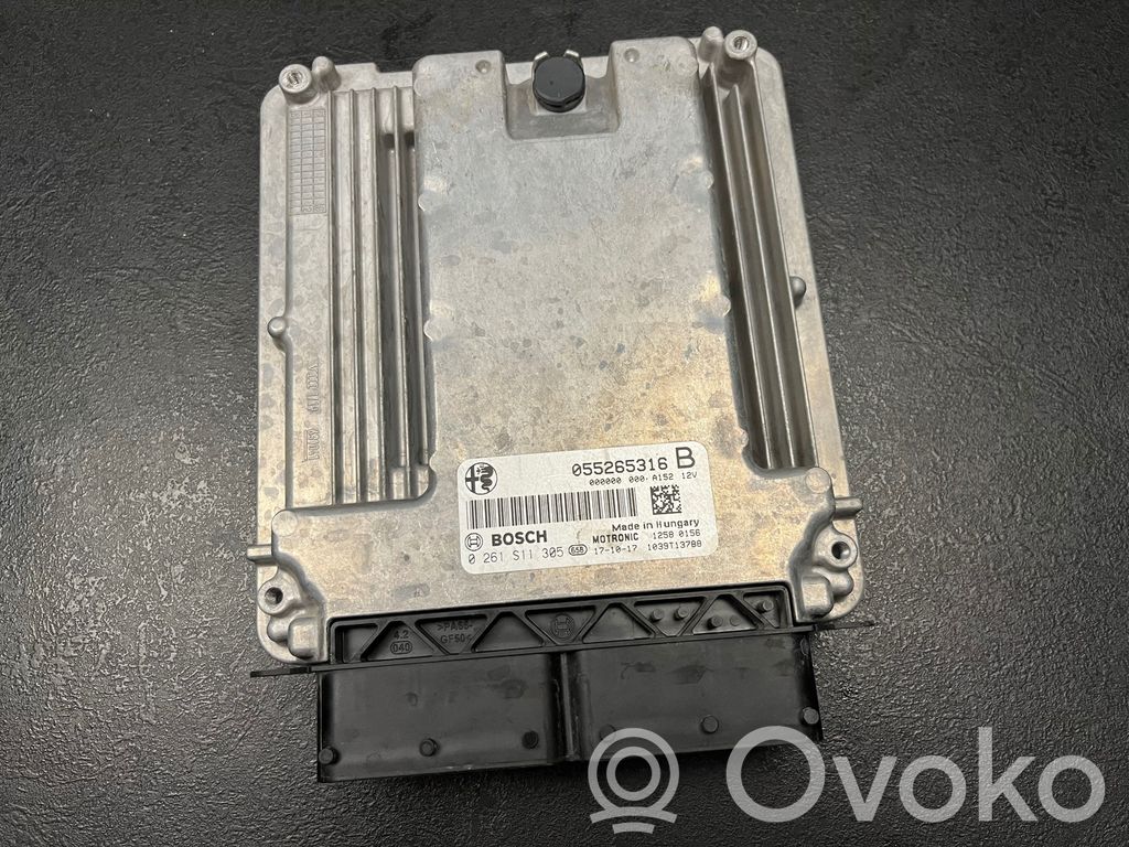 Engine control unit/module ECU   55265316,055265316,055265316B,0261S11305,0261S1130565B