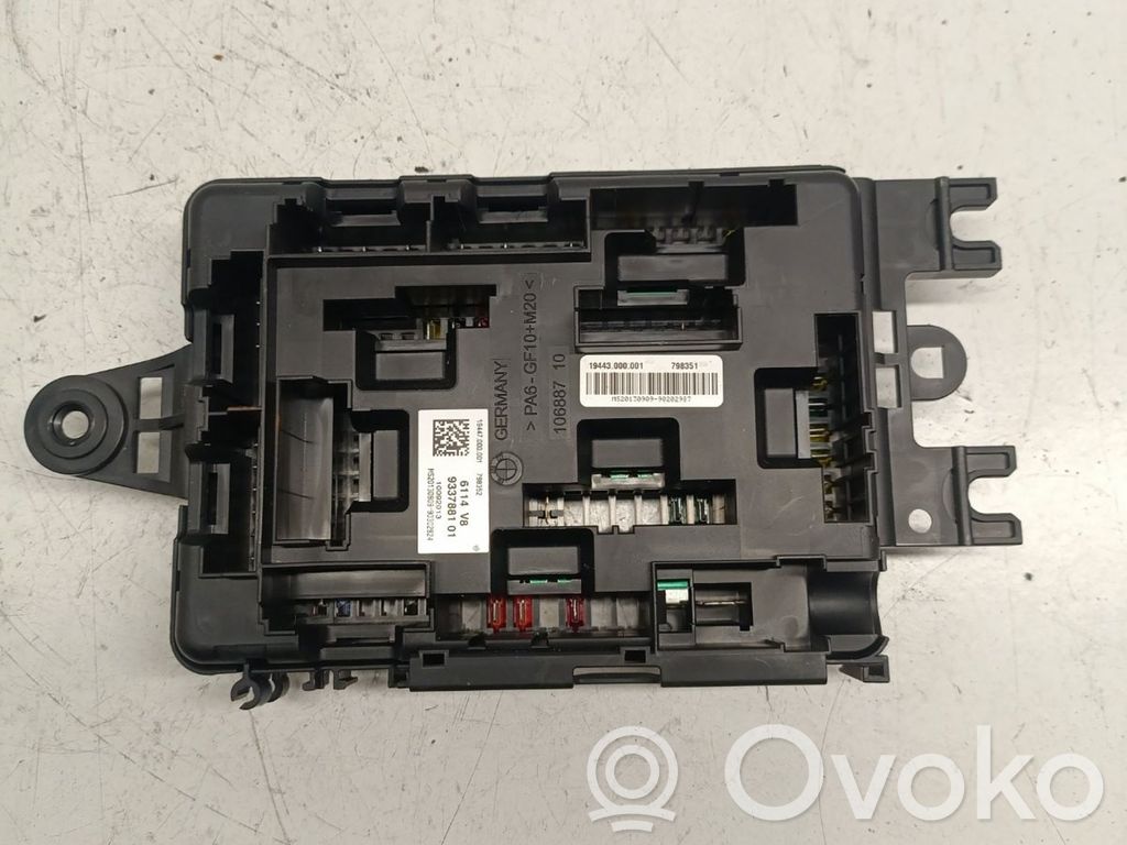 BMW 3 F30 F35 F31 Drošinātāju bloks 