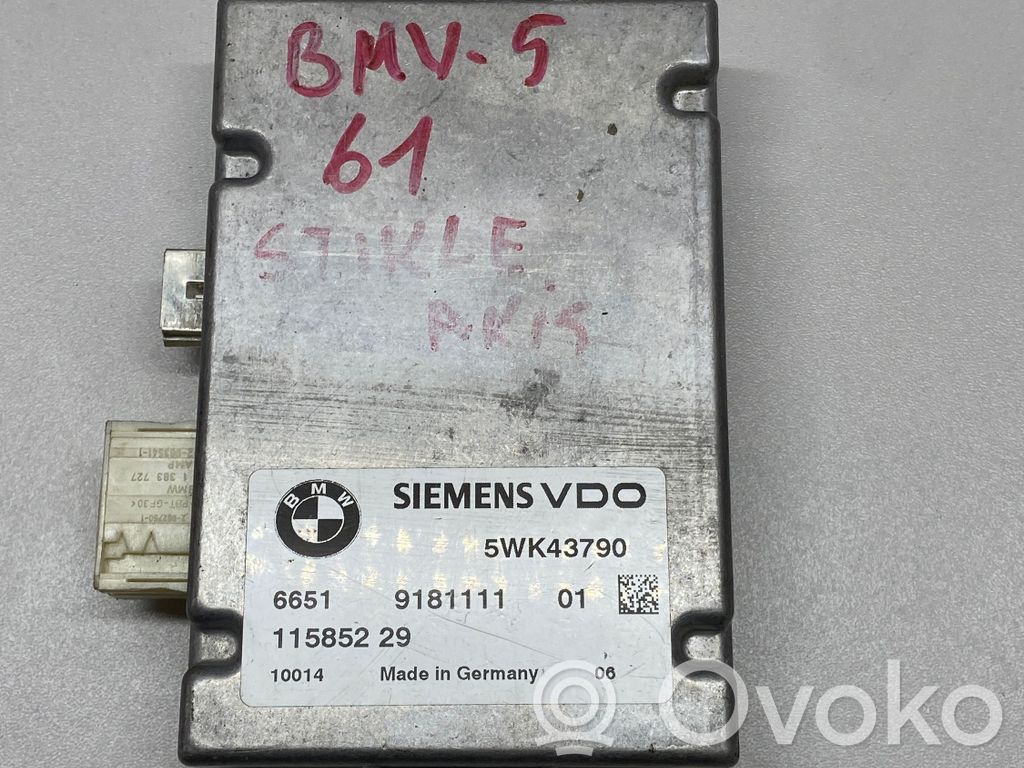BMW 5 E60 E61 Camera control unit module 