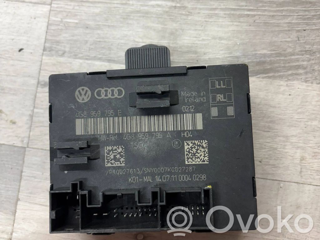 Audi A6 S6 C7 4G Unité de commande module de porte 