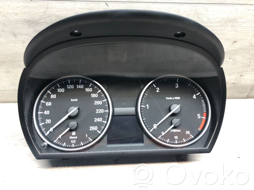 BMW 3 E90 E91 Speedometer (instrument cluster) 