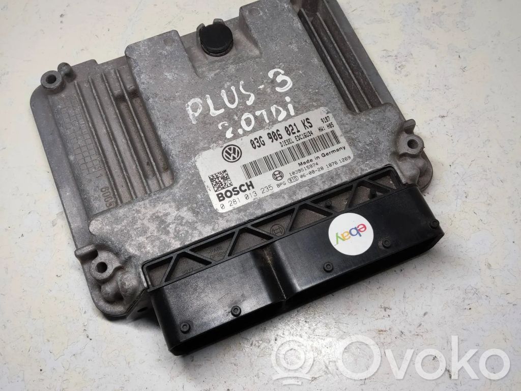 Volkswagen Golf Plus Engine control unit/module 