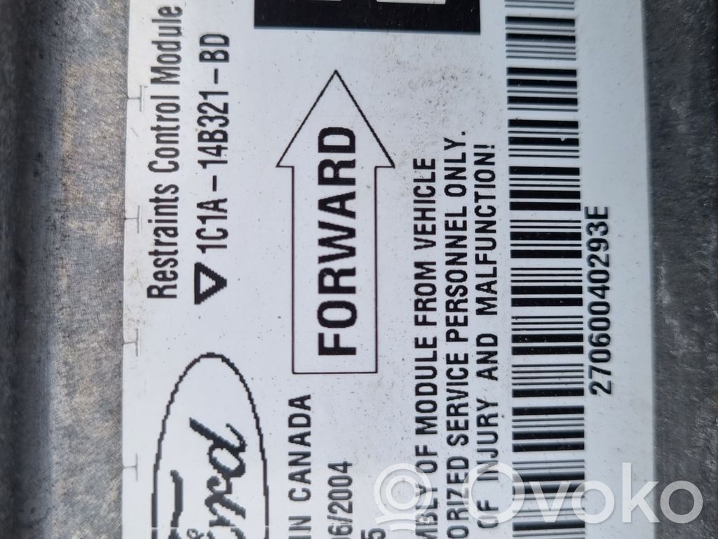 Airbag control unit/module   1C1A14B321BD,1C1A14B321BD
