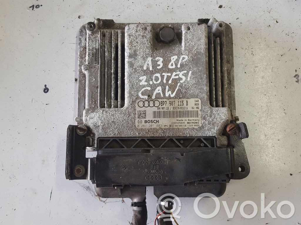 Audi A3 S3 8P Engine control unit/module 