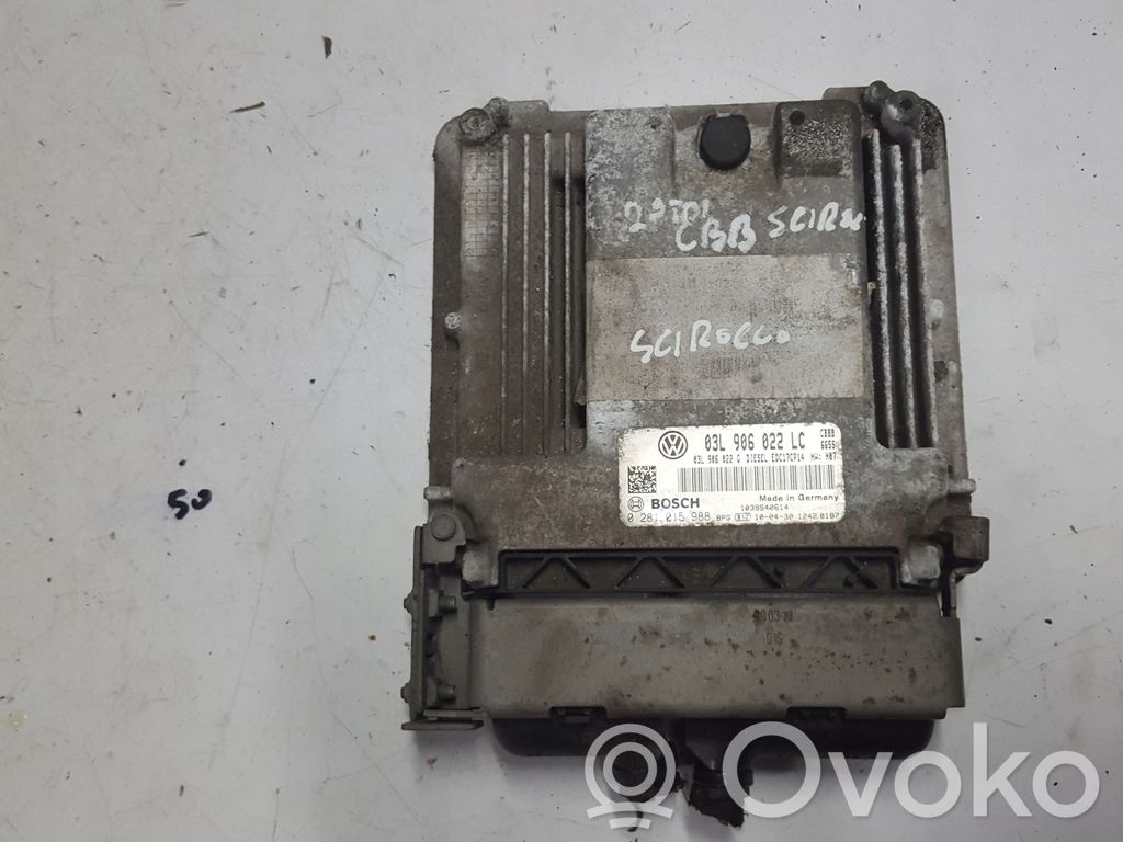 Volkswagen Scirocco Engine control unit/module 