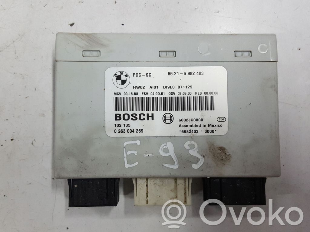 Parkavimo (PDC) daviklių valdymo blokas   6982403