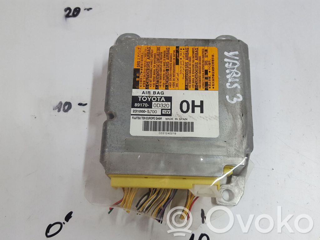 Airbag control unit/module   891700D320,0D320,89170