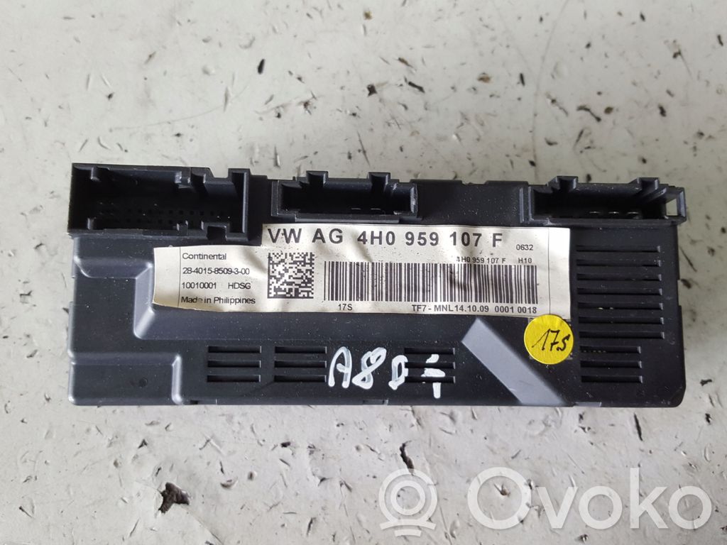 Audi A8 S8 D4 4H Tailgate/trunk control unit/module 