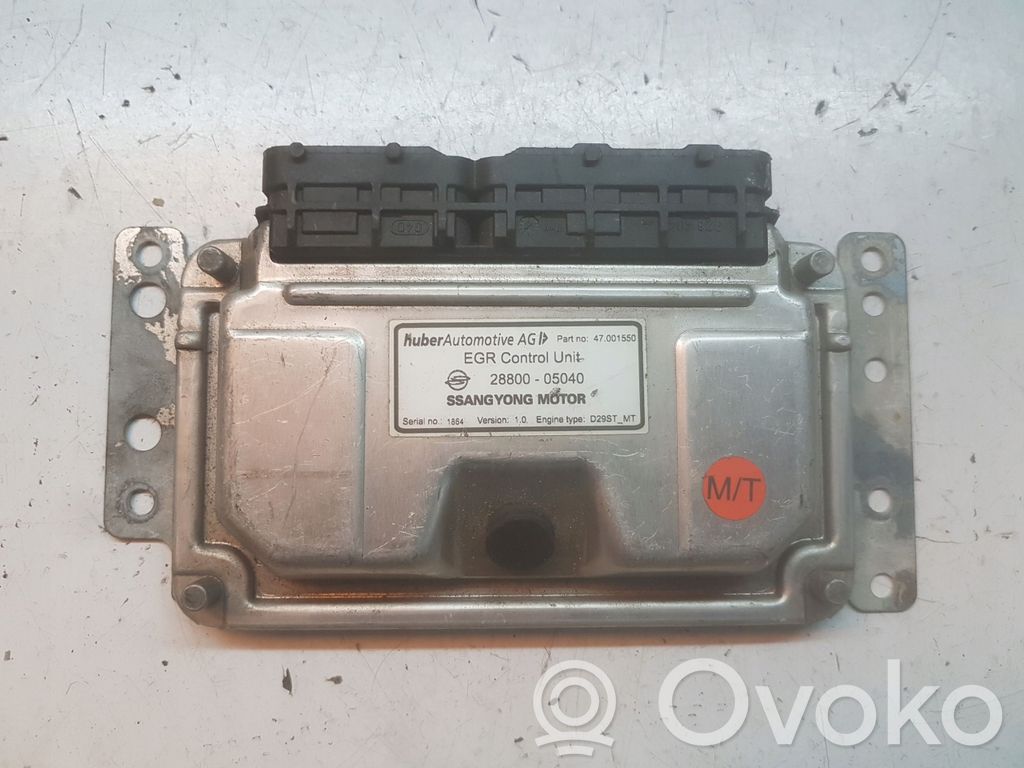 SsangYong Rexton Engine control unit/module 