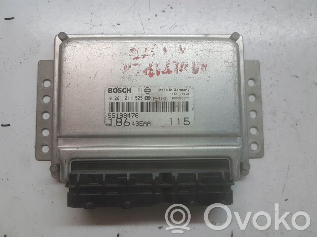 Fiat Multipla Engine control unit/module 