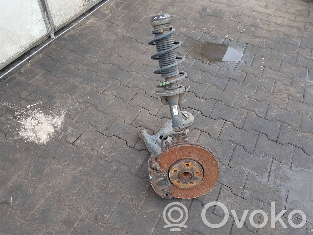 Front wheel hub spindle knuckle