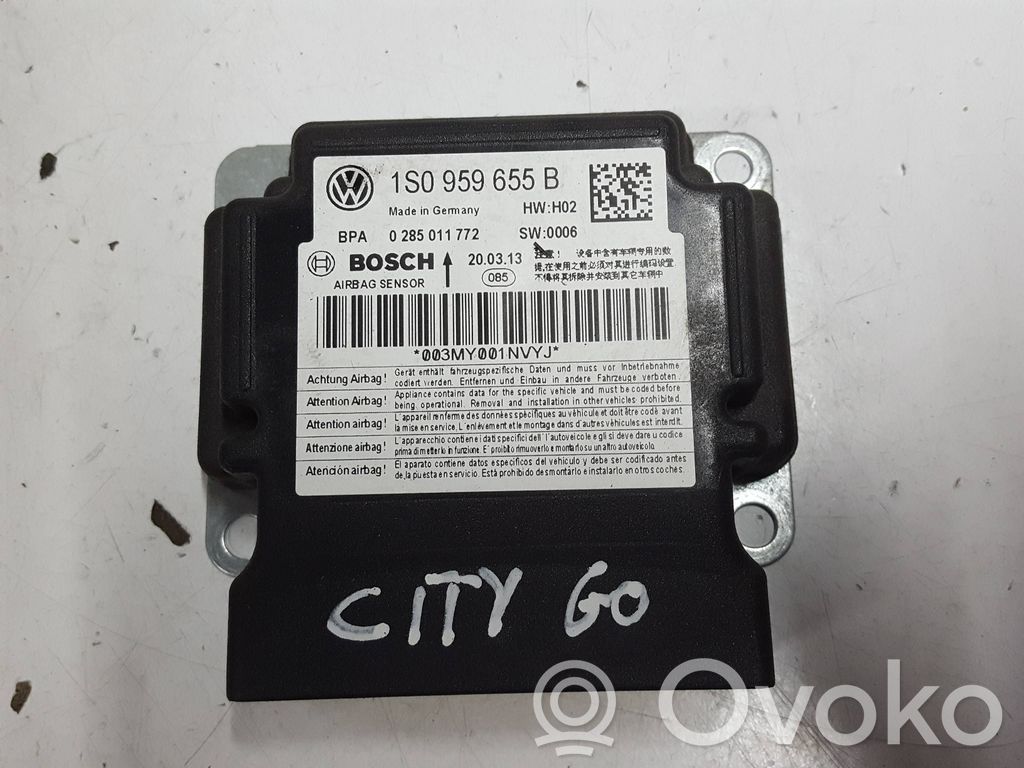 Skoda Citigo Airbag control unit/module 