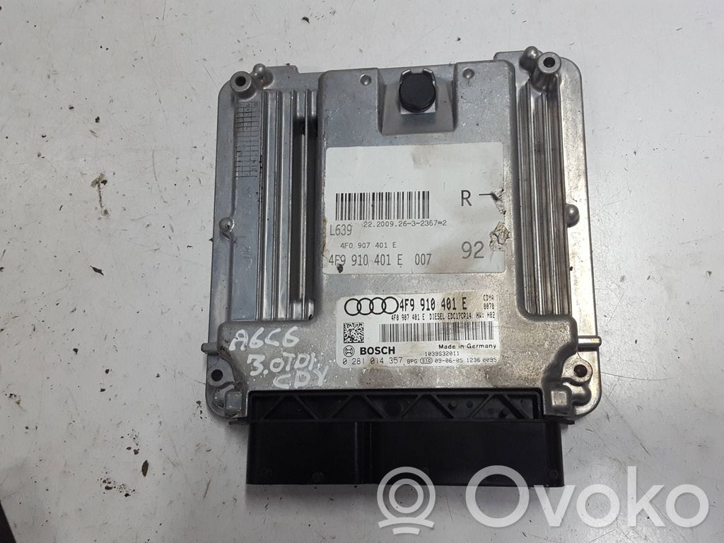 Audi A6 S6 C6 4F Engine control unit/module 