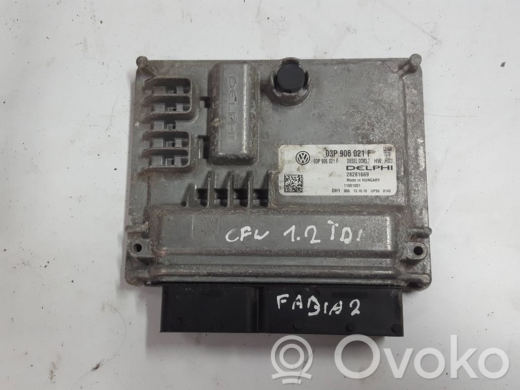 Skoda Fabia Mk2 (5J) Engine control unit/module 