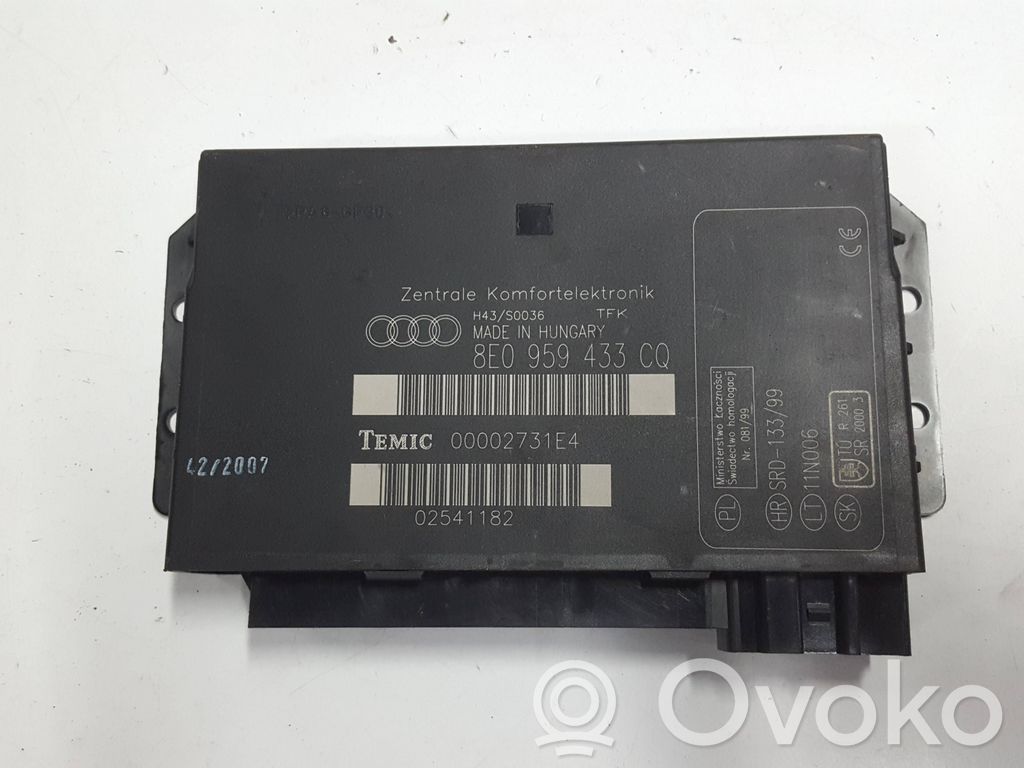 Audi A4 S4 B7 8E 8H Module confort 