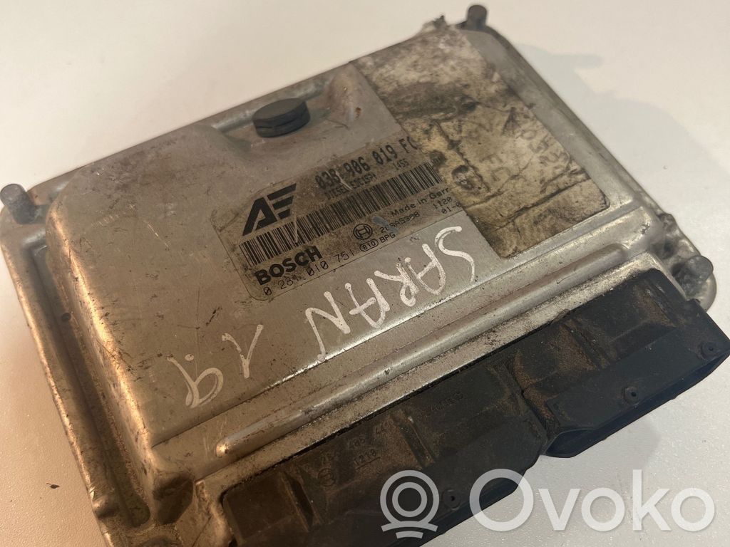 Engine control unit/module   038906019FC,0281010751