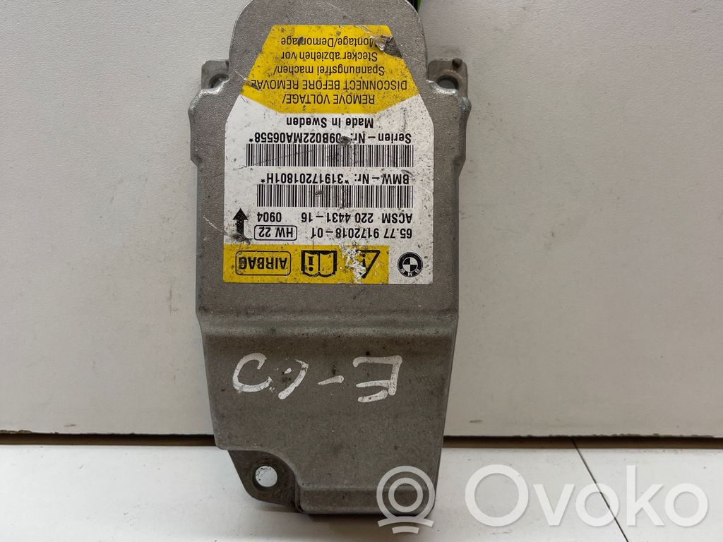 BMW 5 E60 E61 Airbag control unit/module 