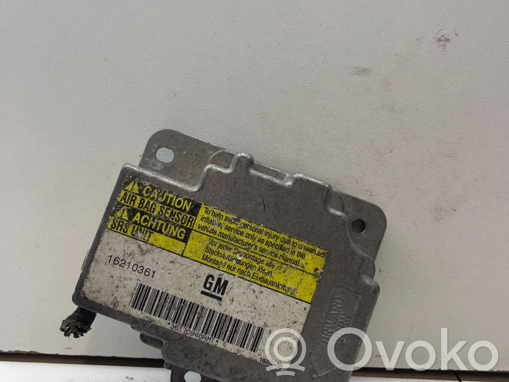 Opel Sintra Airbag control unit/module 