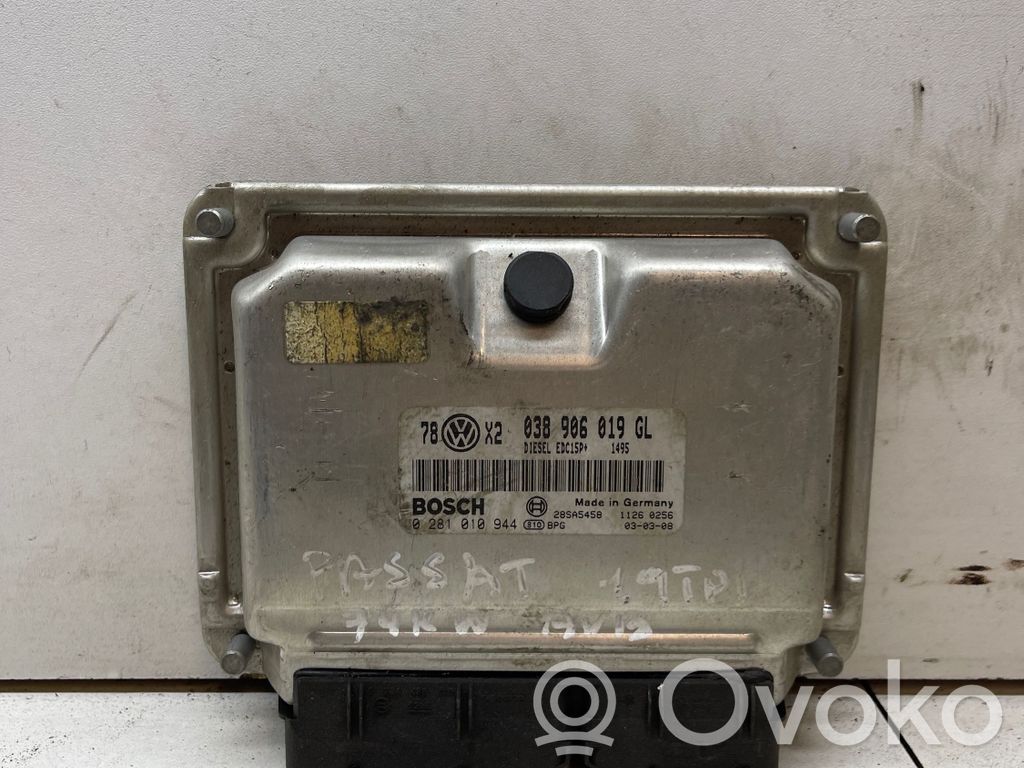 Engine control unit/module   038906019GL