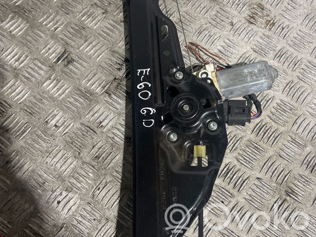 BMW 5 E60 E61 Rear door window regulator with motor 