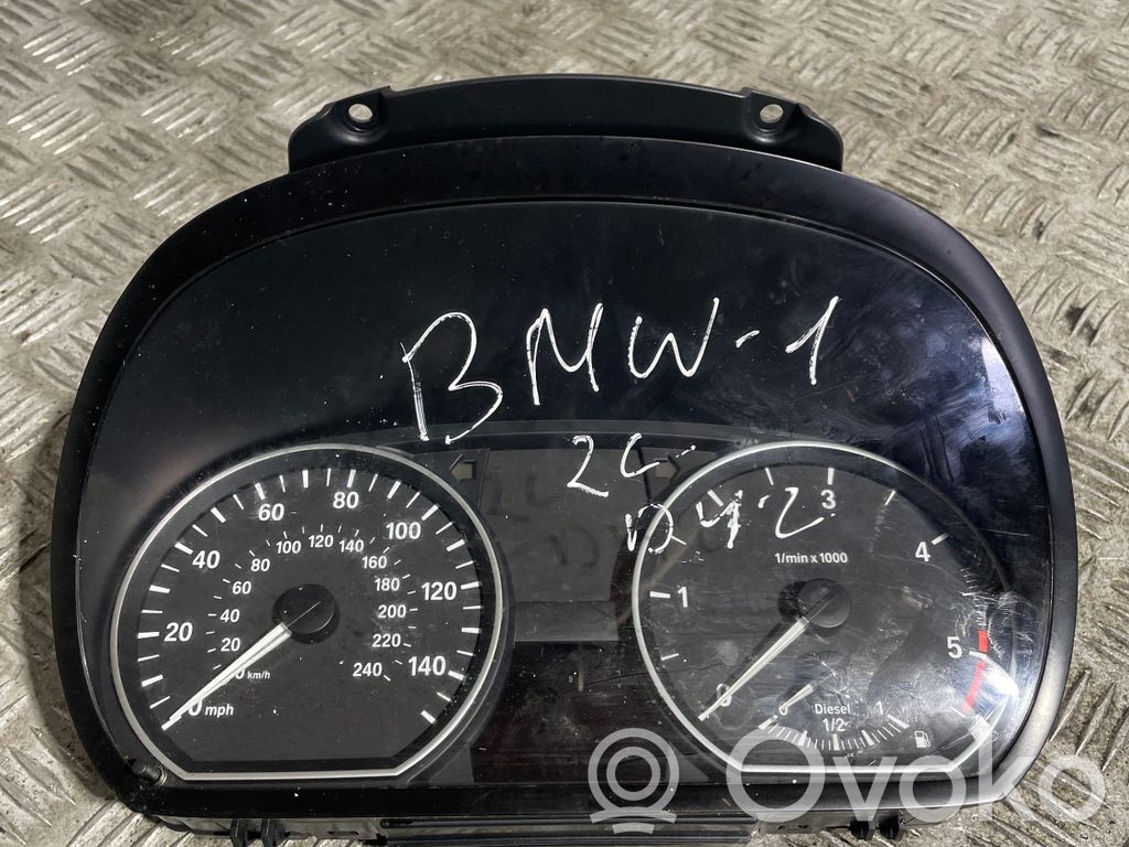 BMW 1 E81 E87 Speedometer (instrument cluster) 