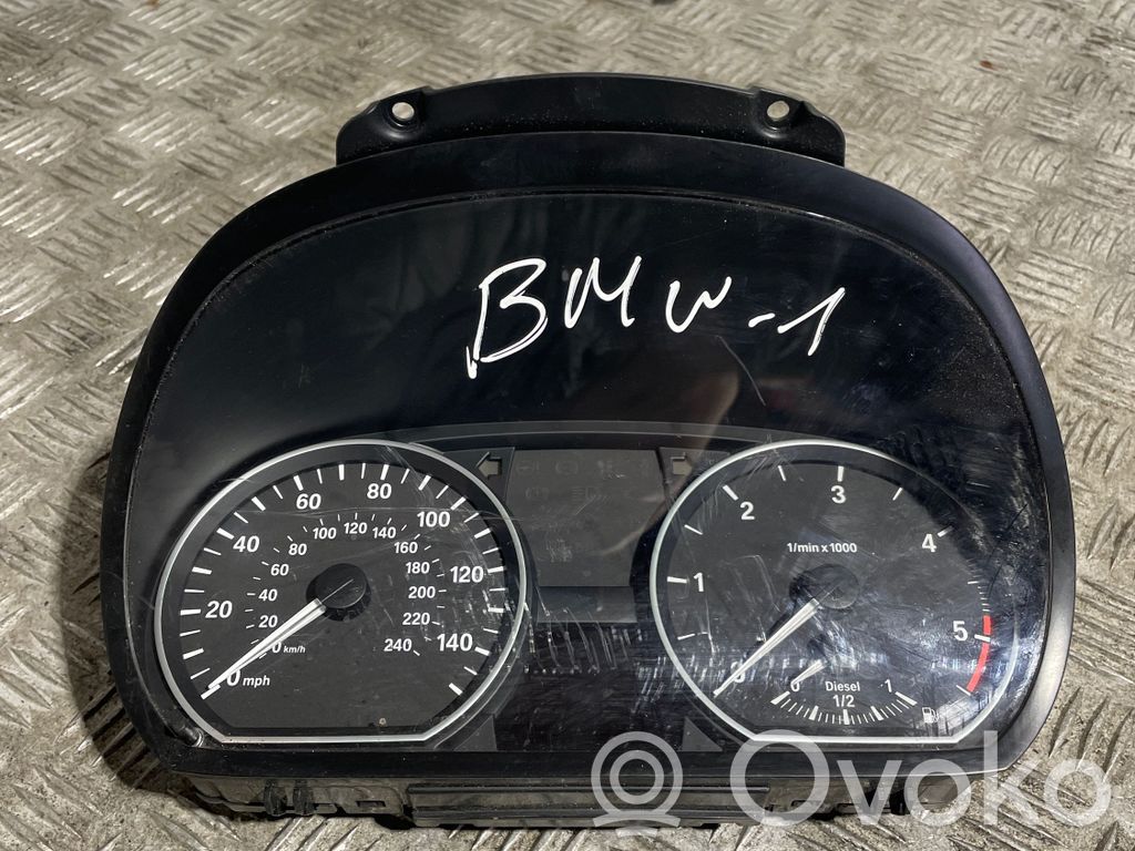 BMW 1 E81 E87 Speedometer (instrument cluster) 