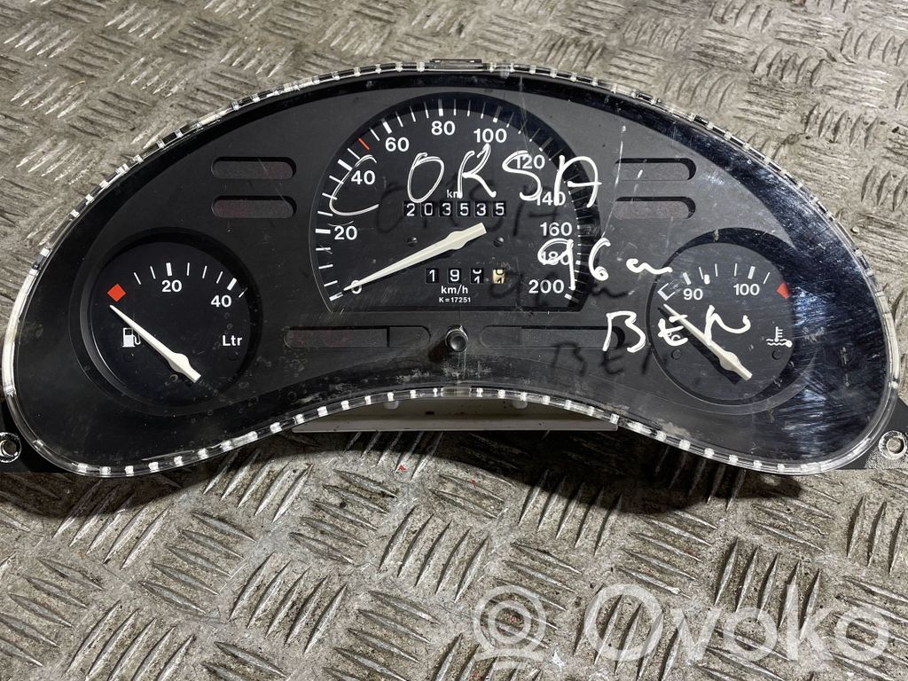 Opel Corsa C Speedometer (instrument cluster) 