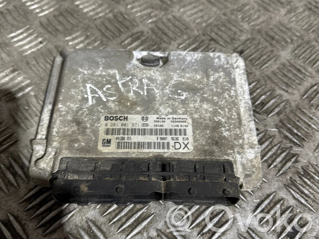 Opel Astra G Engine control unit/module 