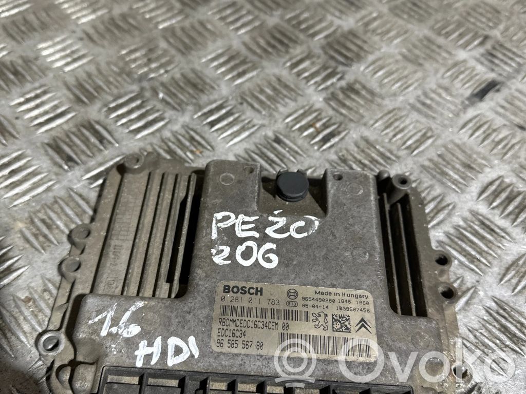 Peugeot 206 Engine control unit/module 