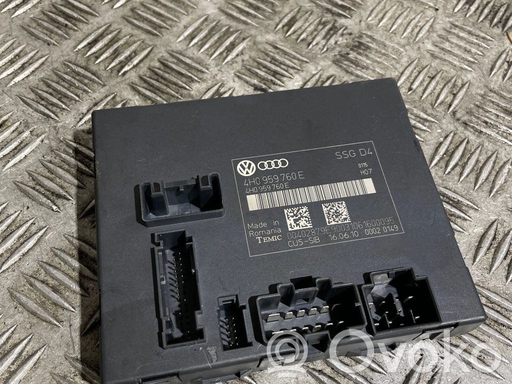 Audi A8 S8 D4 4H Seat control module 