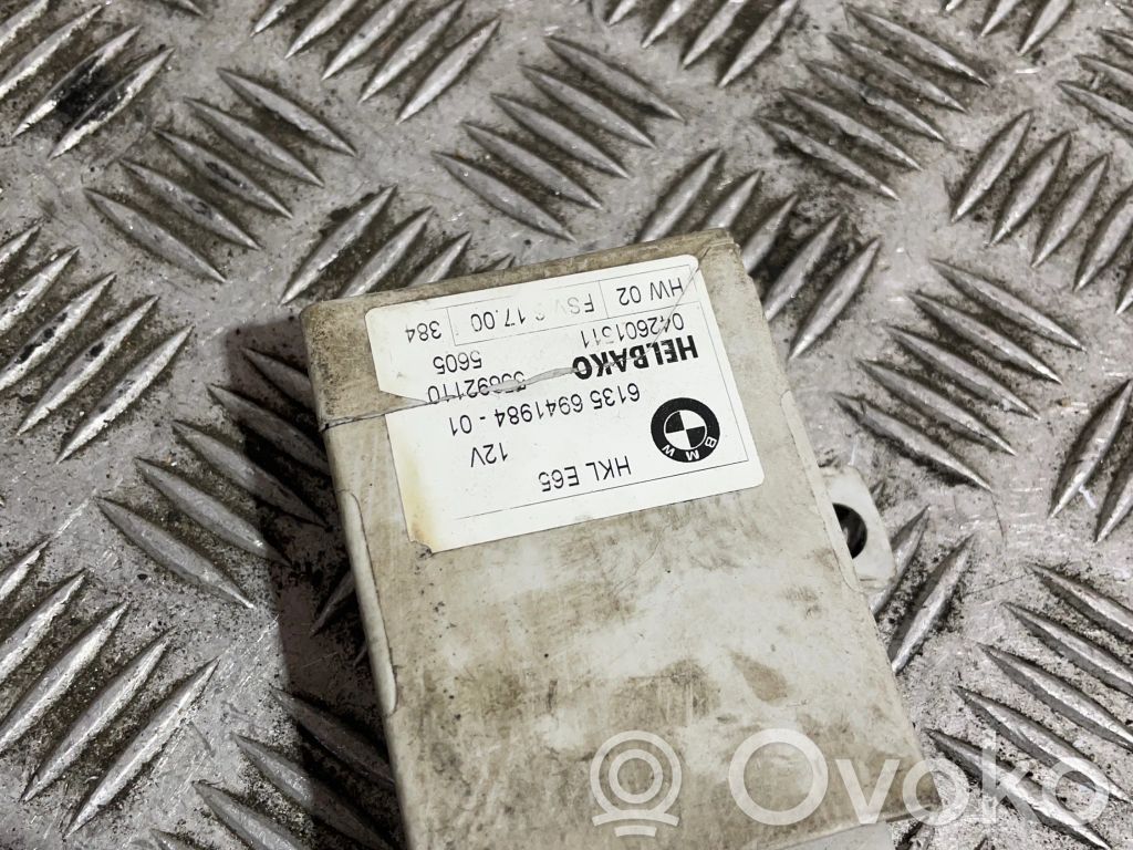 BMW 7 E65 E66 Tailgate hydraulic pump motor 