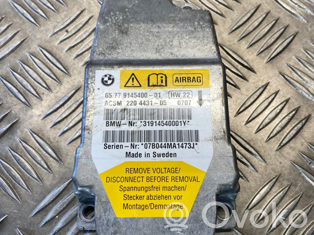 BMW 5 E60 E61 Airbag control unit/module 