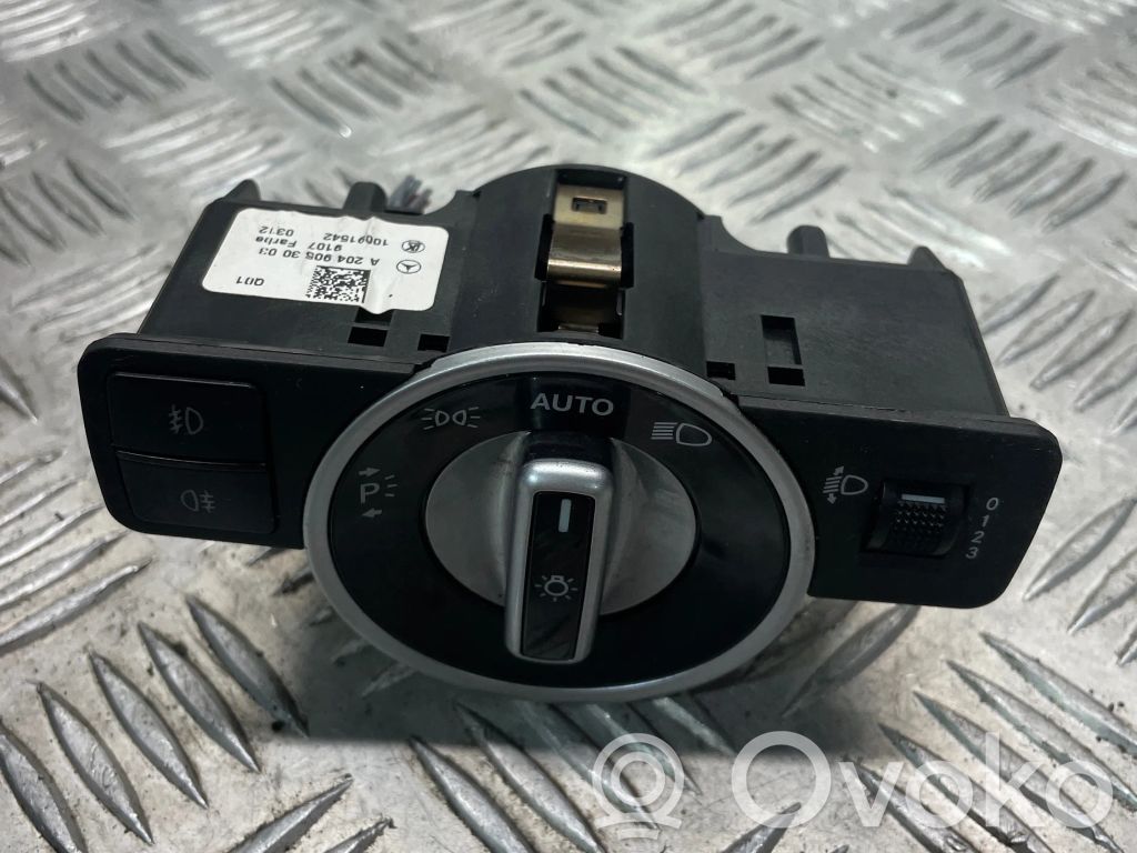 Mercedes-Benz C W204 Interruptor de luz 