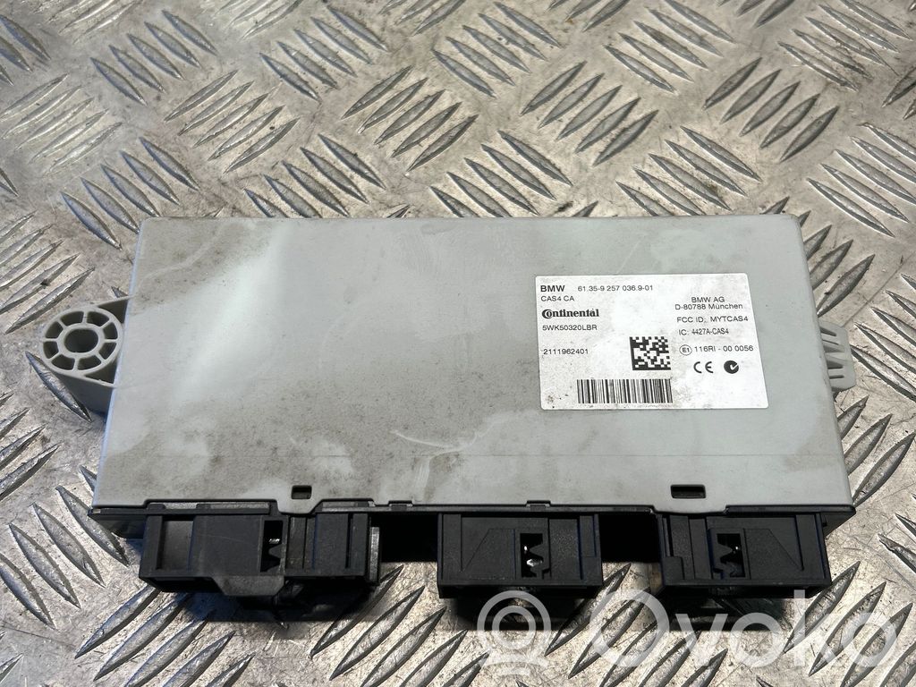 BMW 5 F10 F11 Moduł / Sterownik CAS 