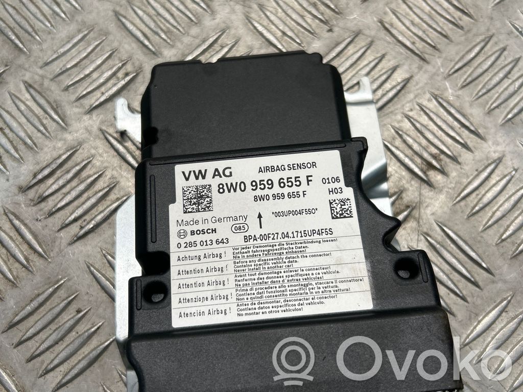 Audi A4 S4 B9 Airbag control unit/module 