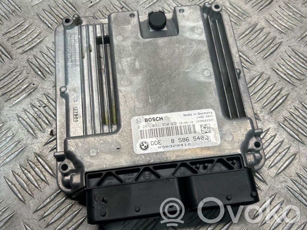BMW 3 F30 F35 F31 Engine control unit/module 