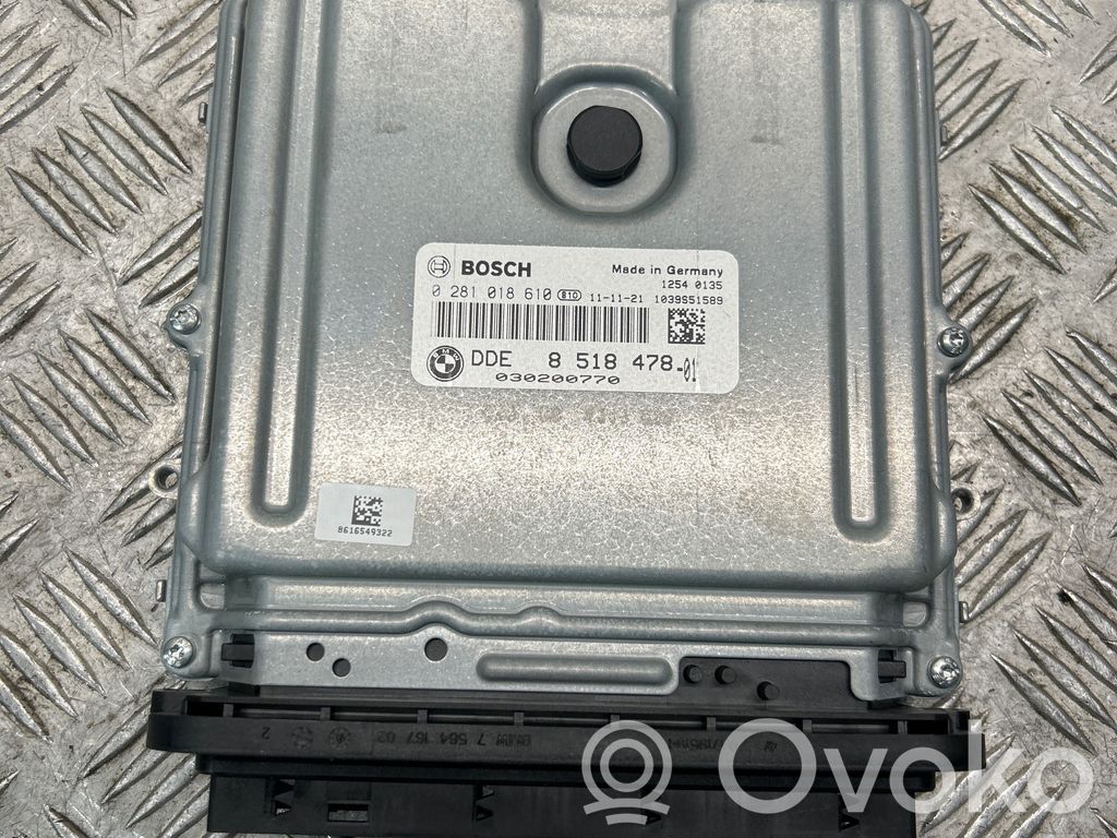 BMW 6 F12 F13 Engine control unit/module 