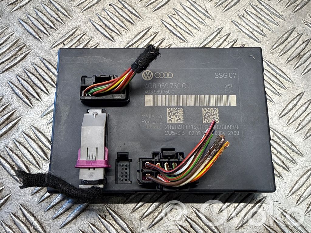 Audi A6 S6 C7 4G Module de commande de siège 