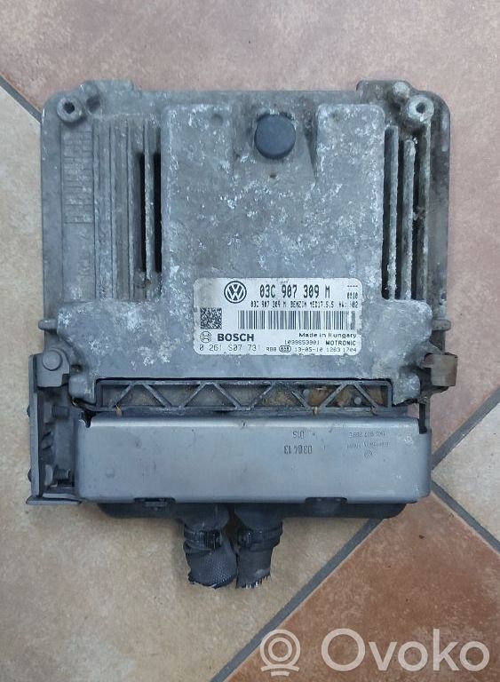 Engine control unit/module   03C907309M,0261S07731