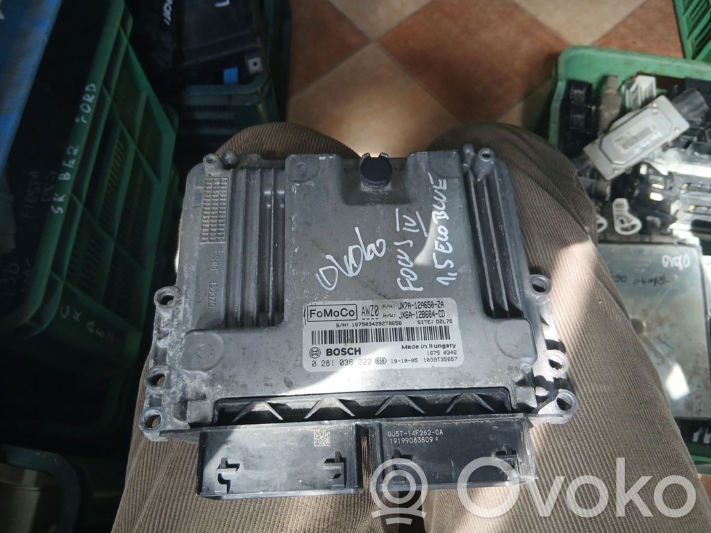 Sterownik / Moduł ECU   0281036222,JX7A12A6502A