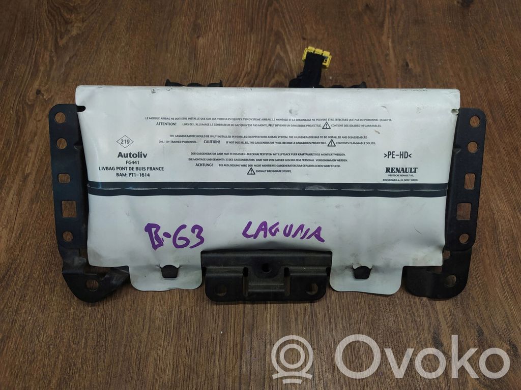 Renault Laguna III Poduszka powietrzna Airbag pasażera 