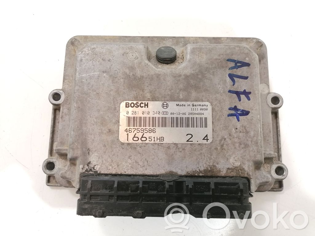 Alfa Romeo 166 Engine control unit/module 
