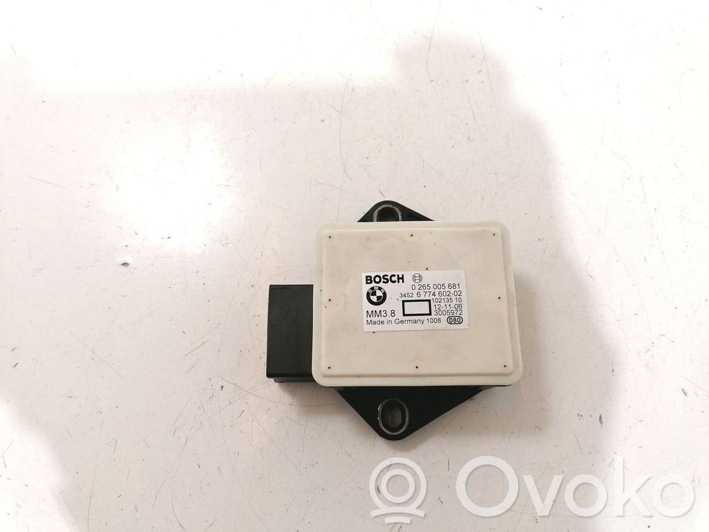 BMW 5 E60 E61 ESP acceleration yaw rate sensor 